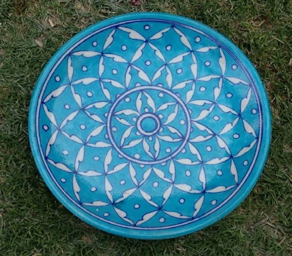 Blue Pottery Decorative Platters